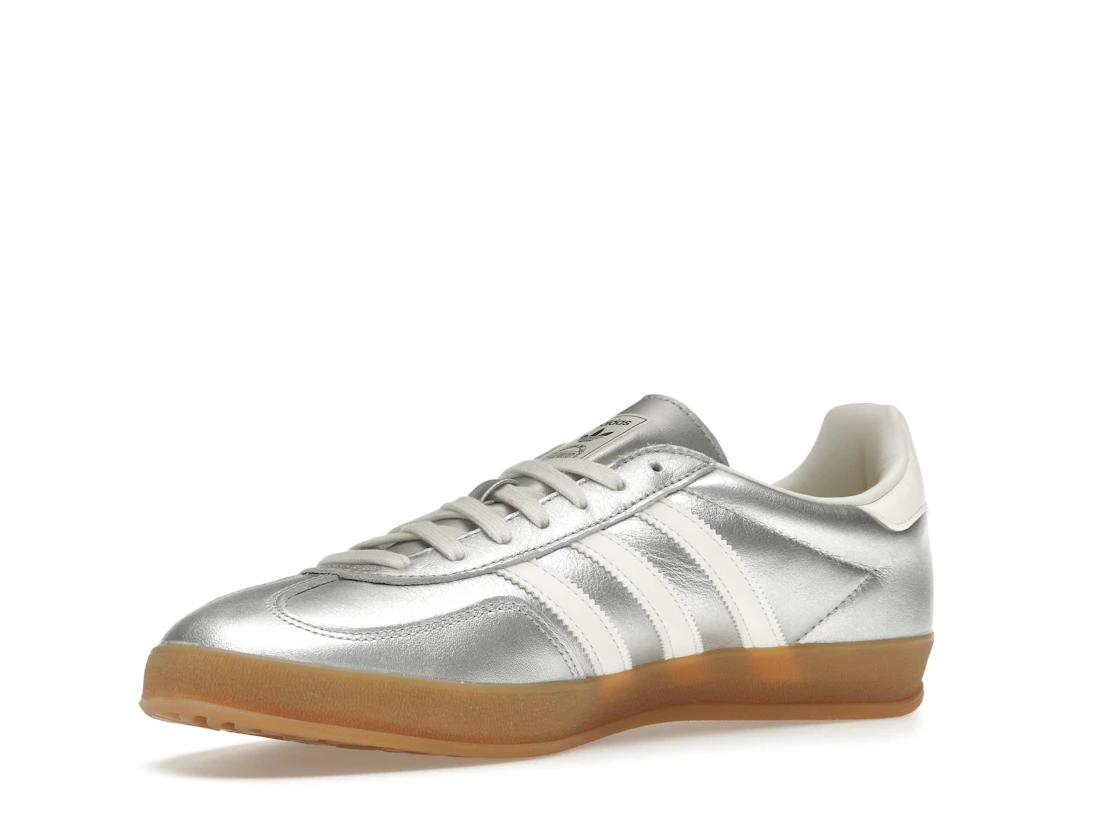 Vue 15 de adidas Gazelle Indoor Silver Metallic Core White