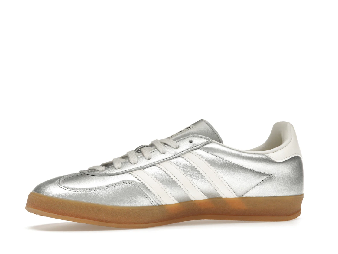 Vue 17 de adidas Gazelle Indoor Silver Metallic Core White