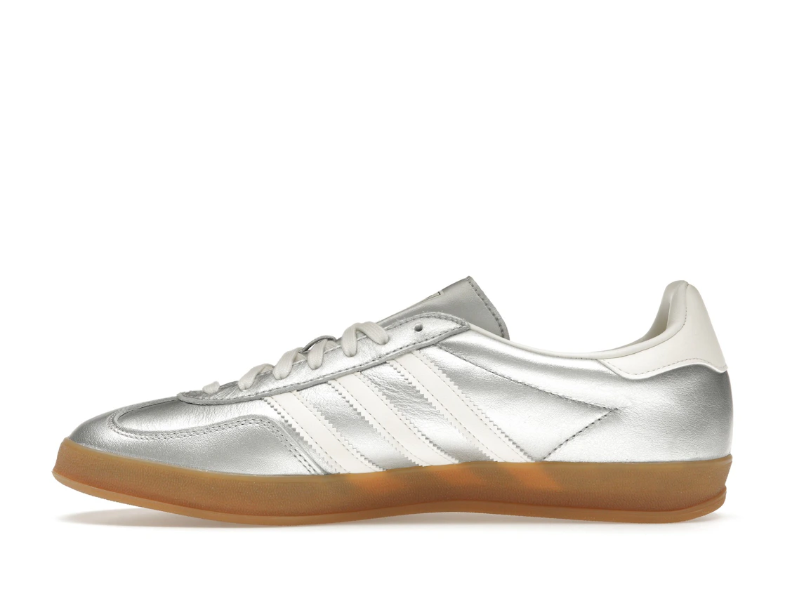 Vue 19 de adidas Gazelle Indoor Silver Metallic Core White
