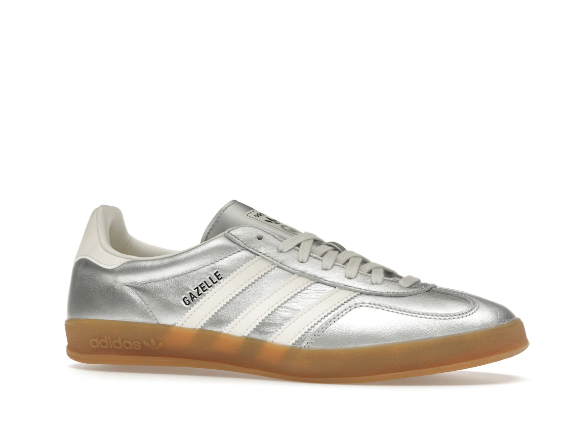 Vue 3 de adidas Gazelle Indoor Silver Metallic Core White