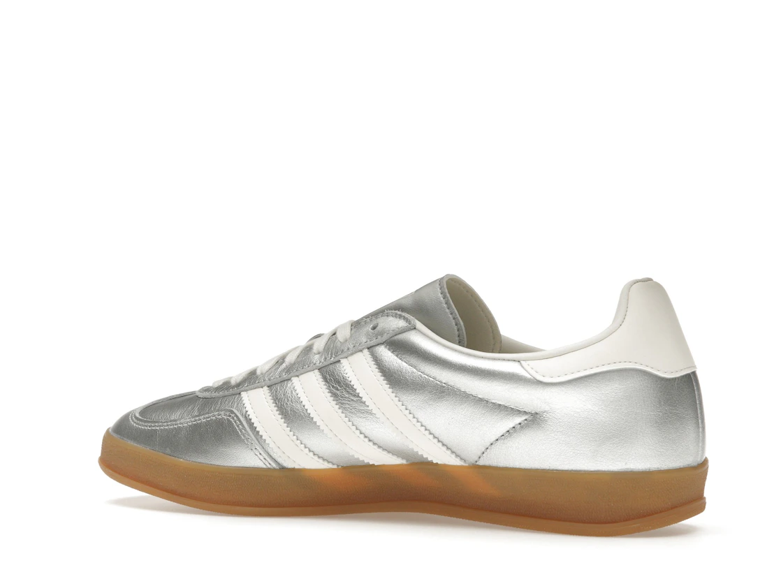 Vue 22 de adidas Gazelle Indoor Silver Metallic Core White