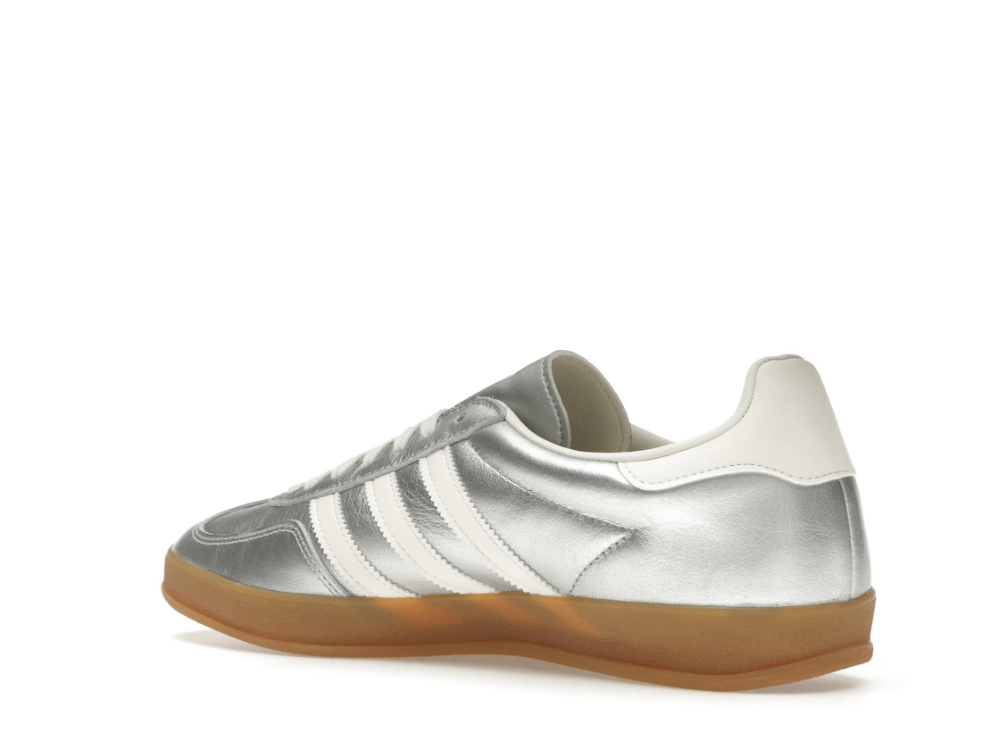 Vue 23 de adidas Gazelle Indoor Silver Metallic Core White