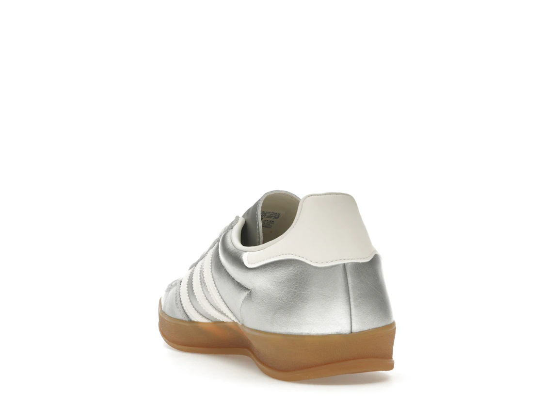 Vue 26 de adidas Gazelle Indoor Silver Metallic Core White