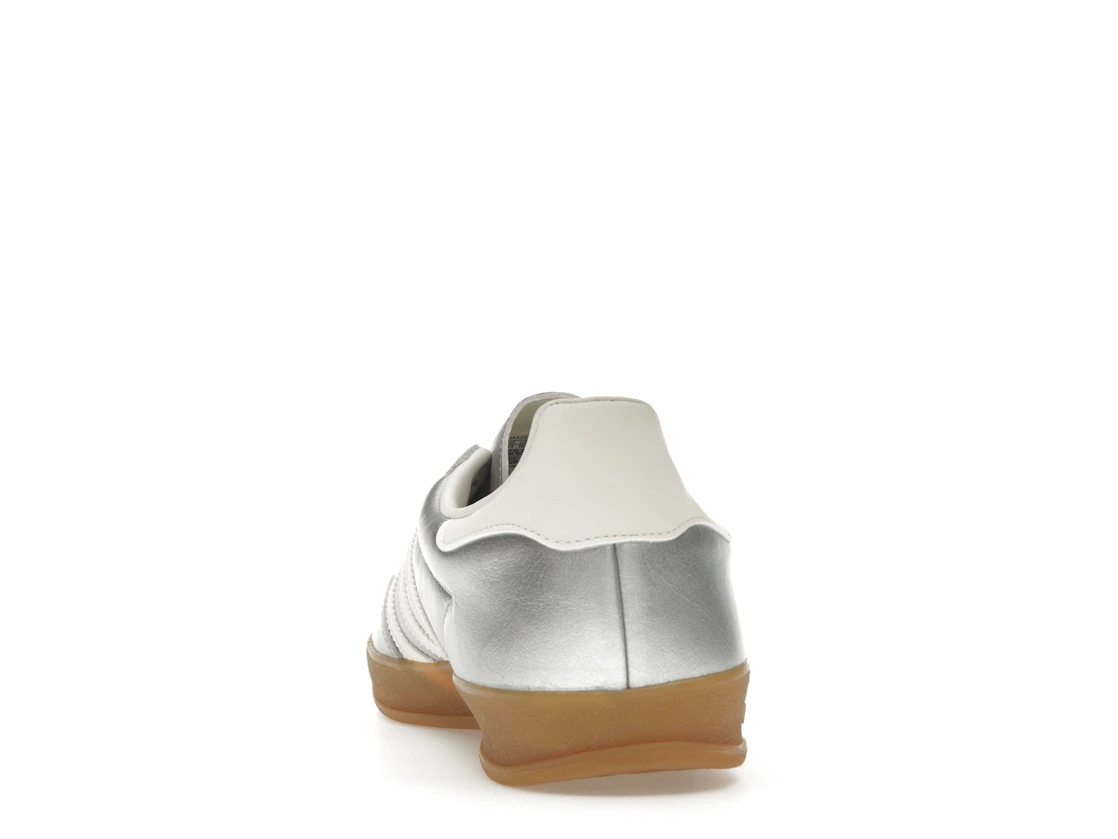 Vue 27 de adidas Gazelle Indoor Silver Metallic Core White