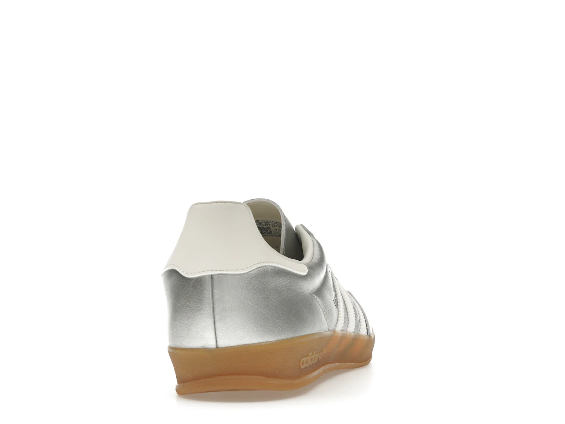 Vue 29 de adidas Gazelle Indoor Silver Metallic Core White