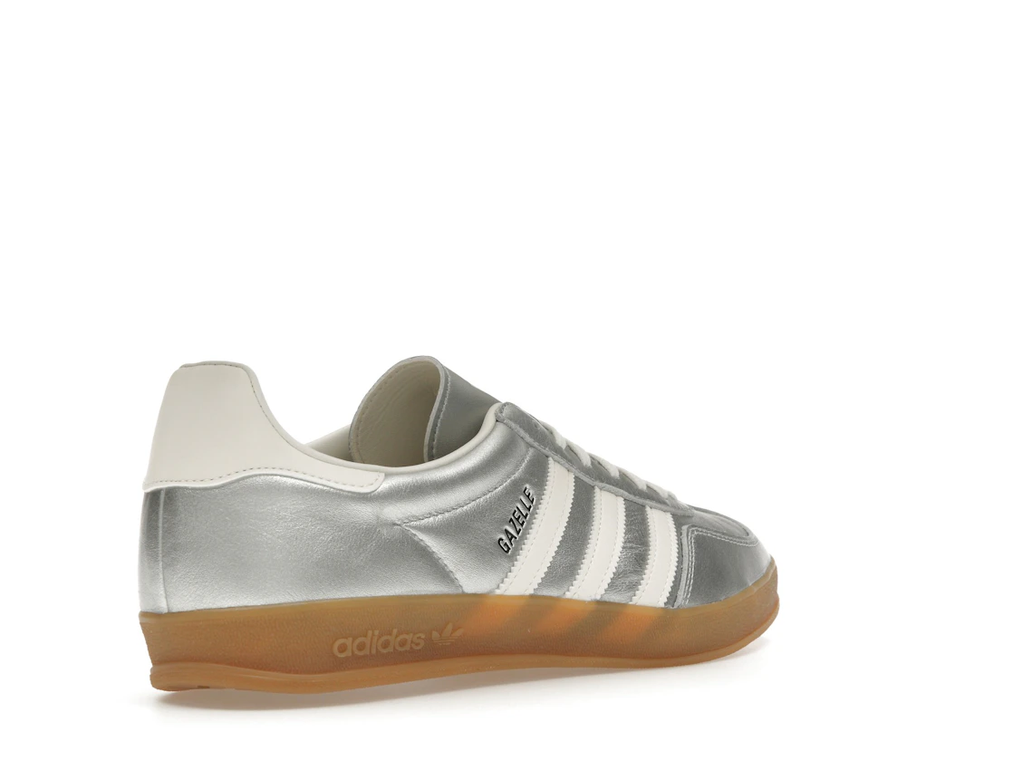 Vue 32 de adidas Gazelle Indoor Silver Metallic Core White