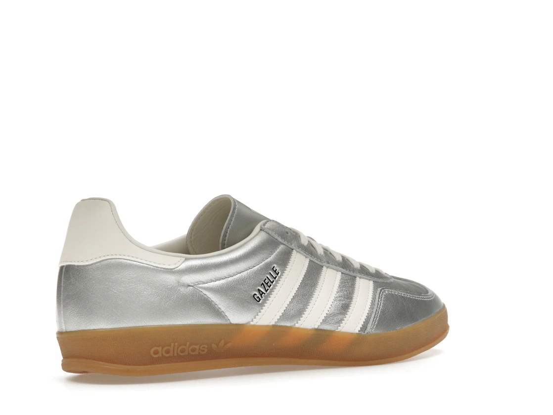 Vue 33 de adidas Gazelle Indoor Silver Metallic Core White