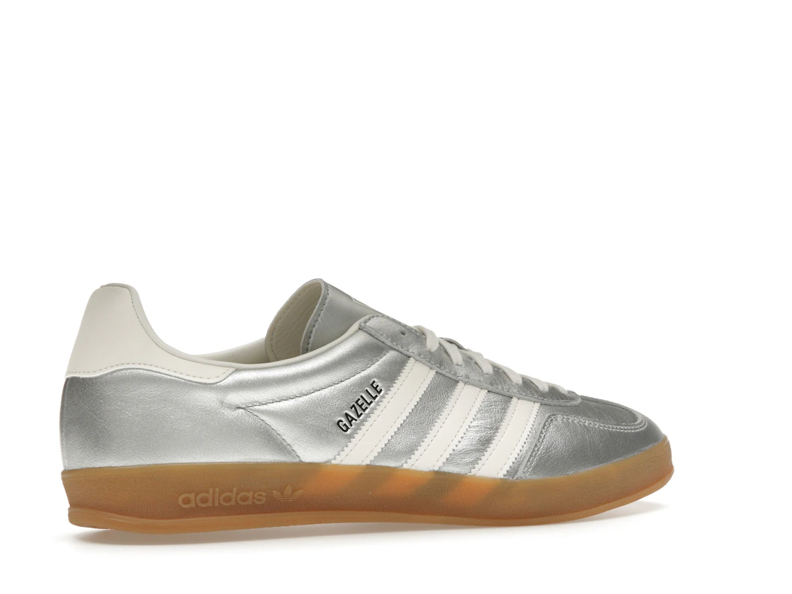 Vue 34 de adidas Gazelle Indoor Silver Metallic Core White