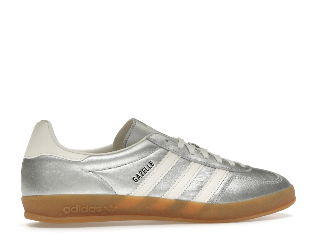 Vue 35 de adidas Gazelle Indoor Silver Metallic Core White
