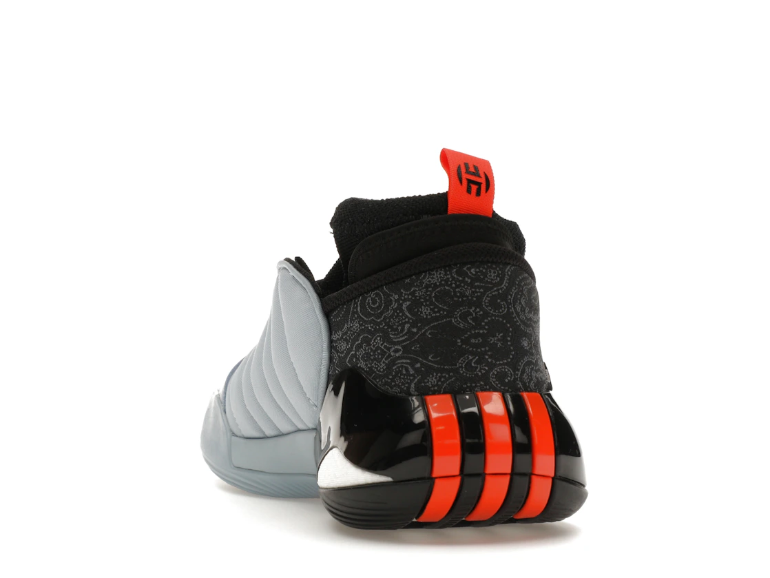 Vue 26 de adidas Harden Vol. 7 Wonder Blue Impact Orange