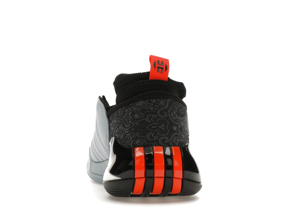 Vue 27 de adidas Harden Vol. 7 Wonder Blue Impact Orange