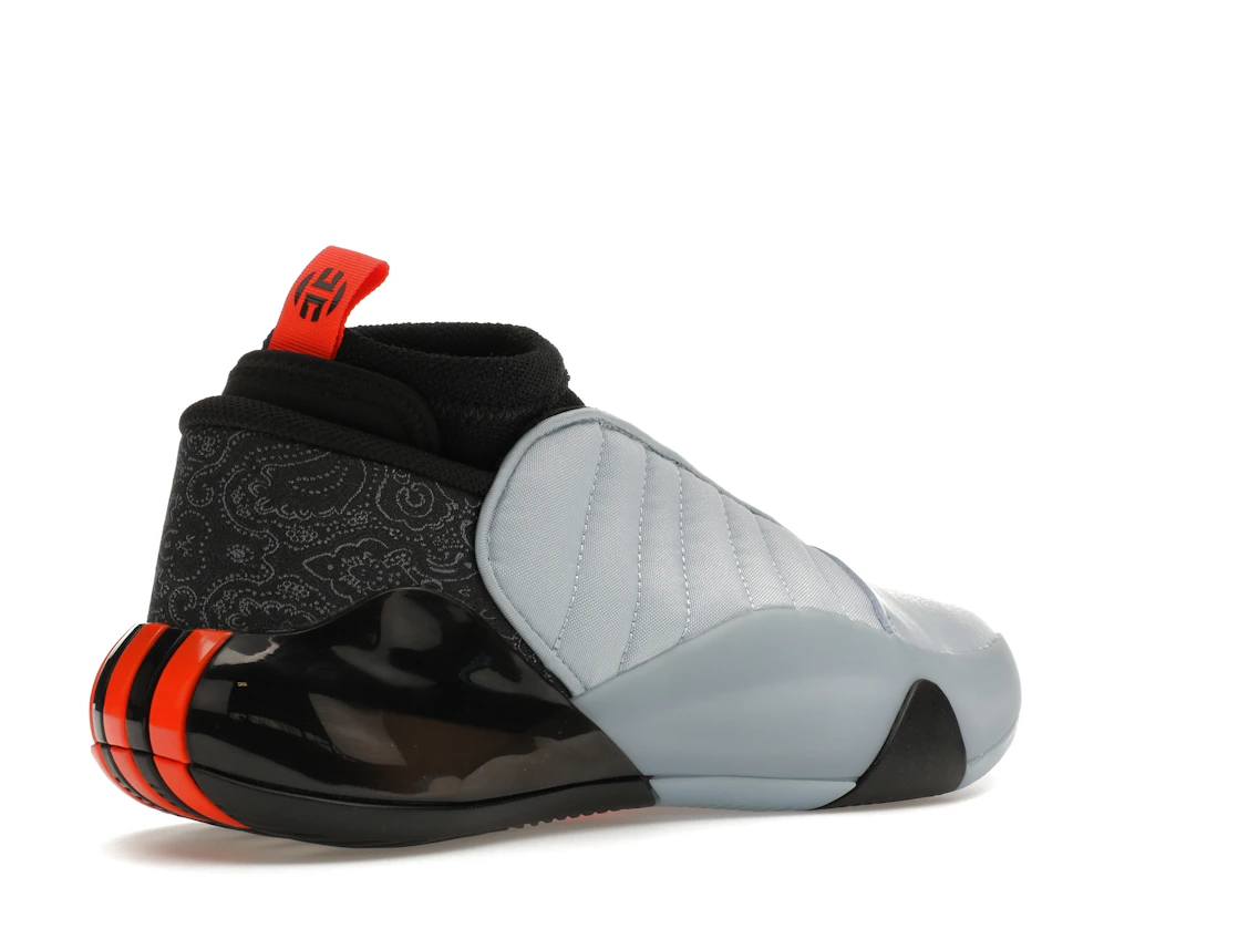 Vue 33 de adidas Harden Vol. 7 Wonder Blue Impact Orange