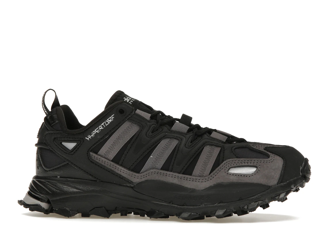 Vue 2 de adidas Hyperturf Core Black Silver Metallic Trace Grey