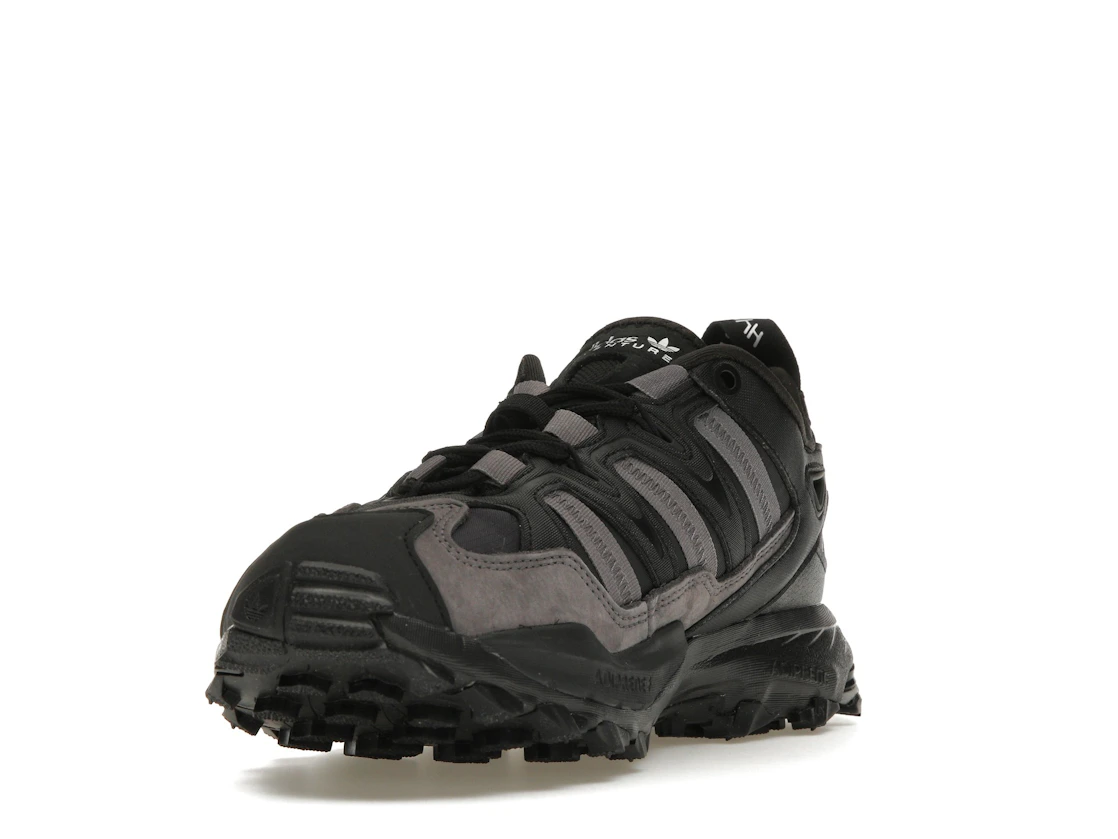 Vue 13 de adidas Hyperturf Core Black Silver Metallic Trace Grey