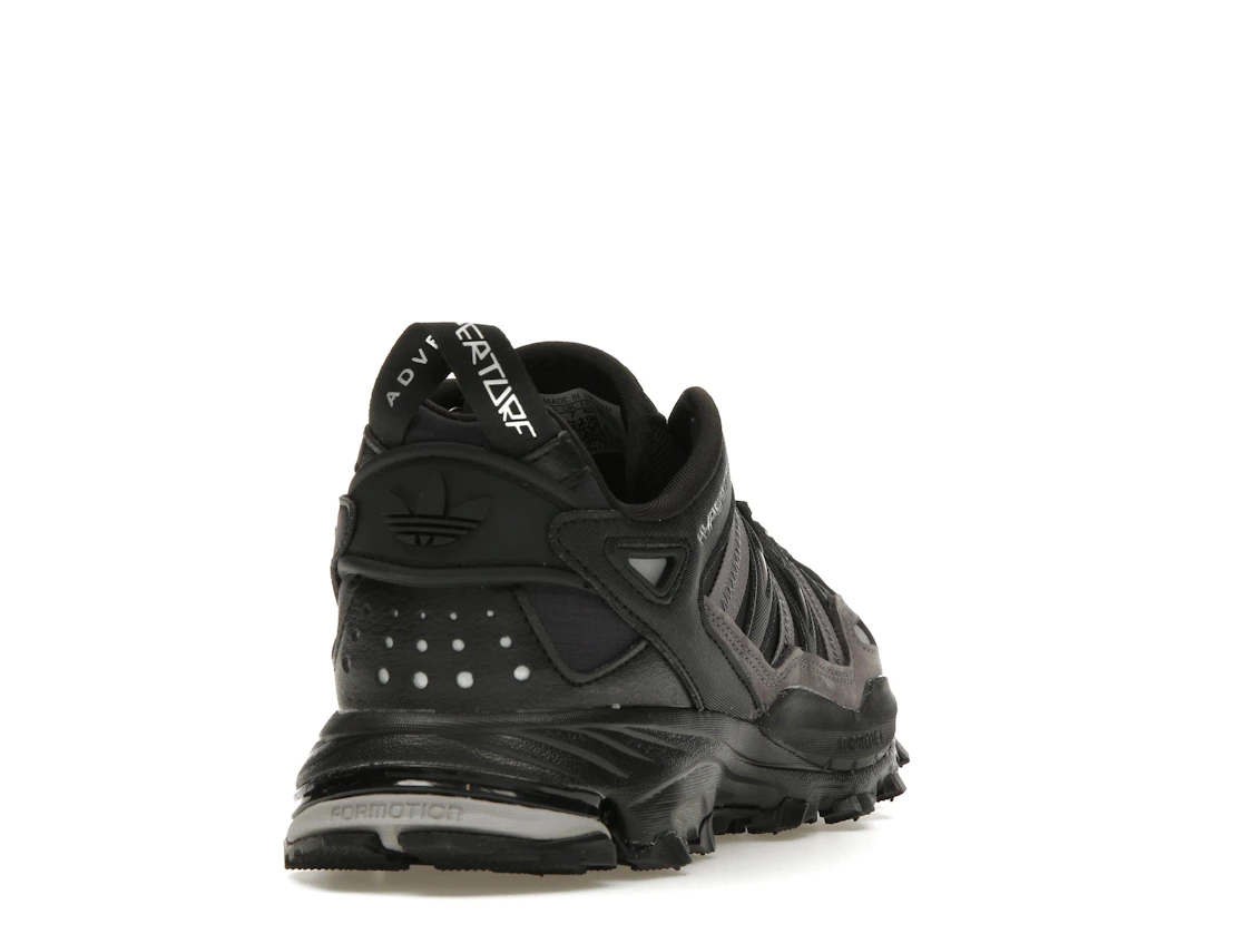 Vue 30 de adidas Hyperturf Core Black Silver Metallic Trace Grey
