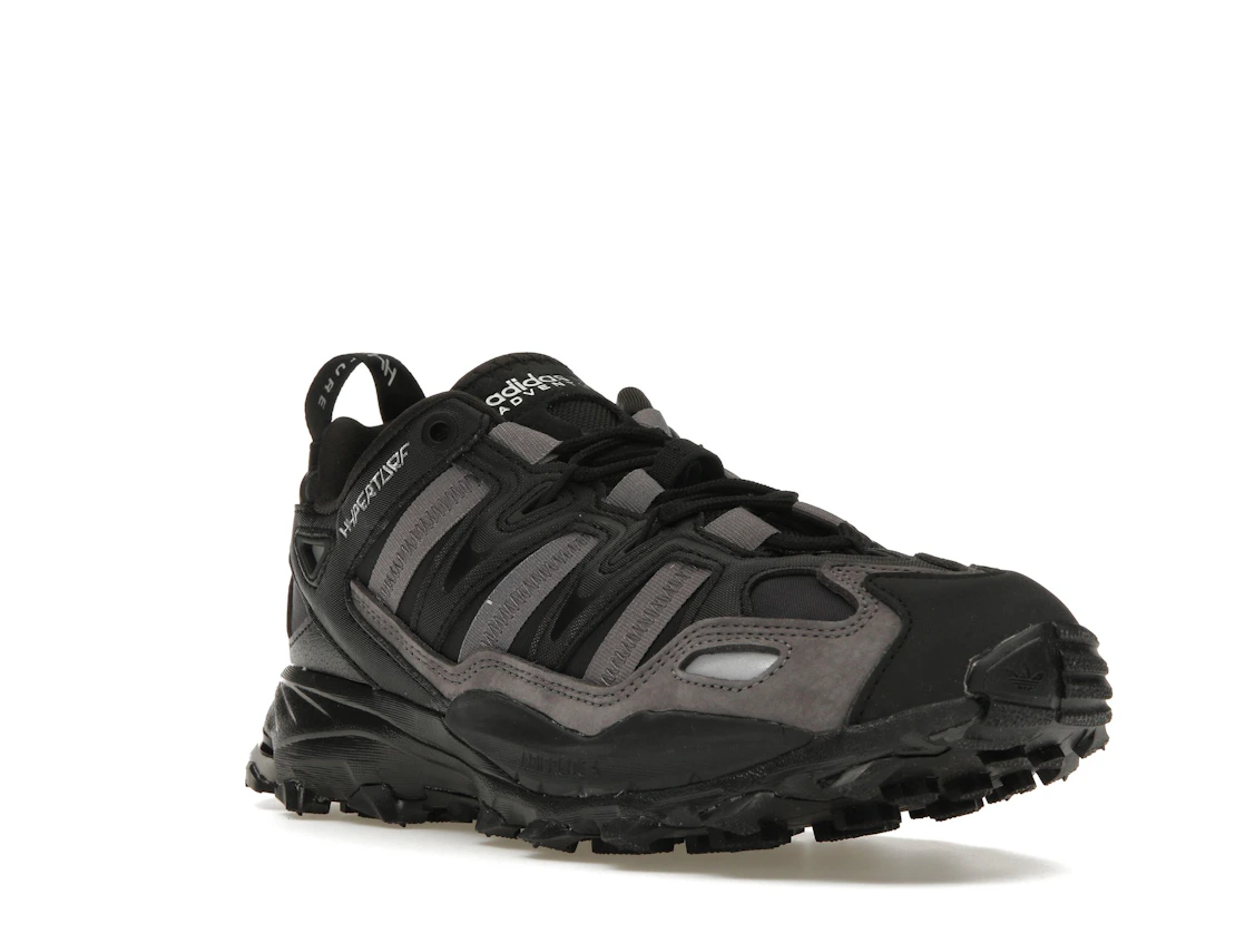 Vue 6 de adidas Hyperturf Core Black Silver Metallic Trace Grey