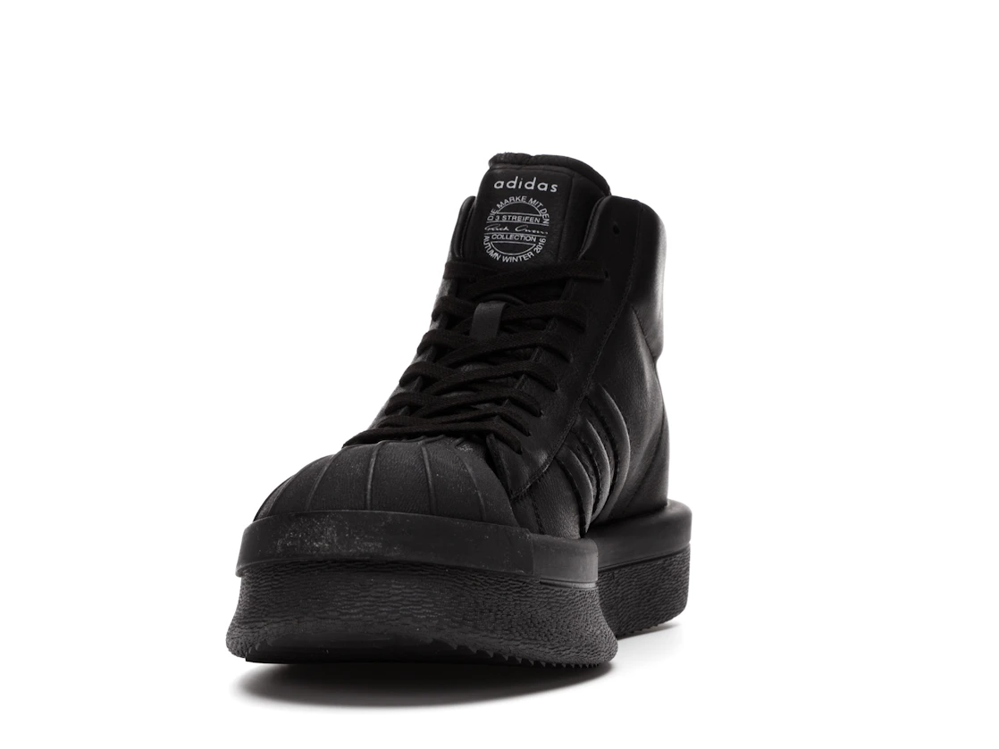 Vue 12 de adidas Mastodon Pro Model Rick Owens Triple Black