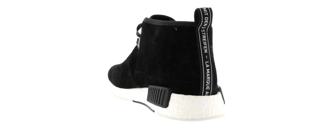 Vue 18 de adidas NMD C1 Black Suede