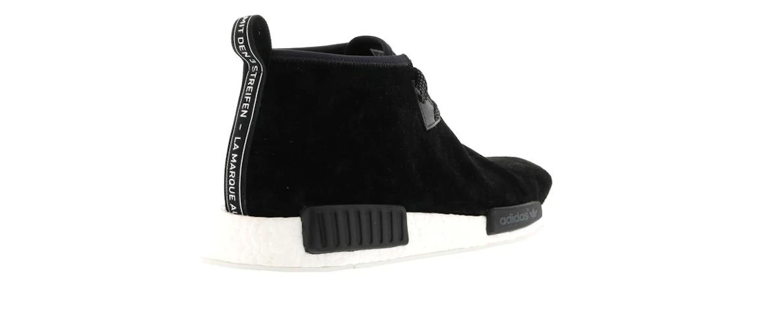 Vue 23 de adidas NMD C1 Black Suede
