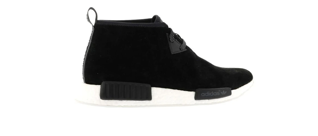 Vue 25 de adidas NMD C1 Black Suede