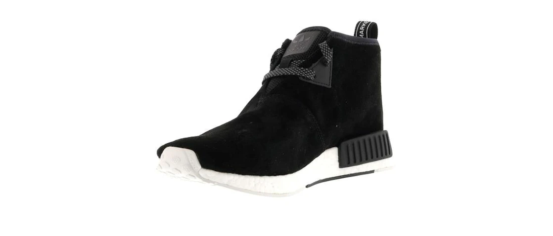 Vue 10 de adidas NMD C1 Black Suede