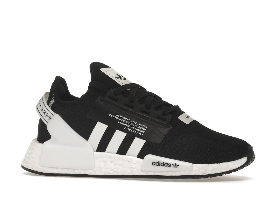 Vue 3 de adidas NMD R1 V2 Black White