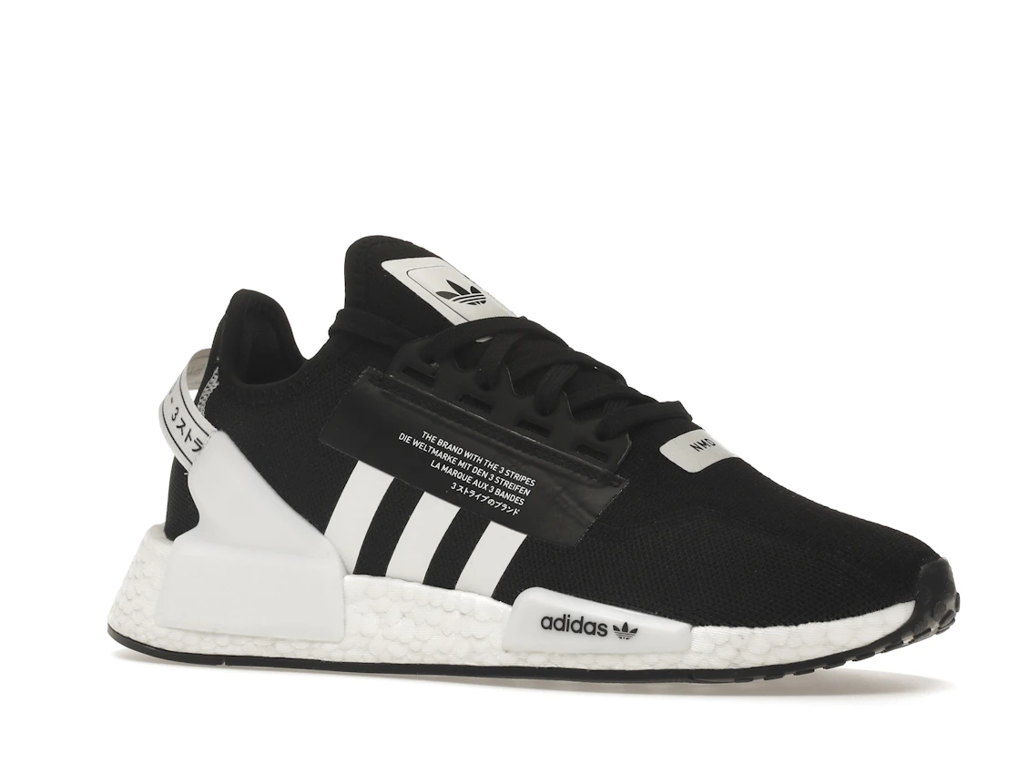 Vue 4 de adidas NMD R1 V2 Black White