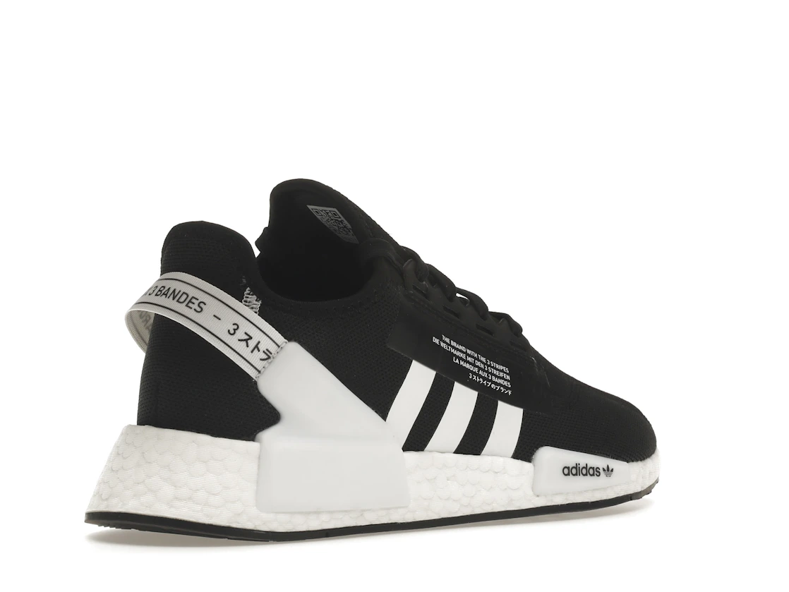 Vue 33 de adidas NMD R1 V2 Black White