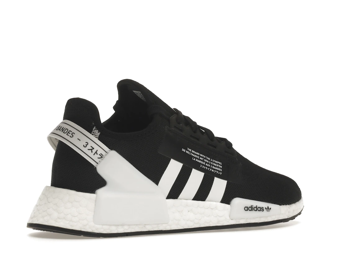 Vue 34 de adidas NMD R1 V2 Black White