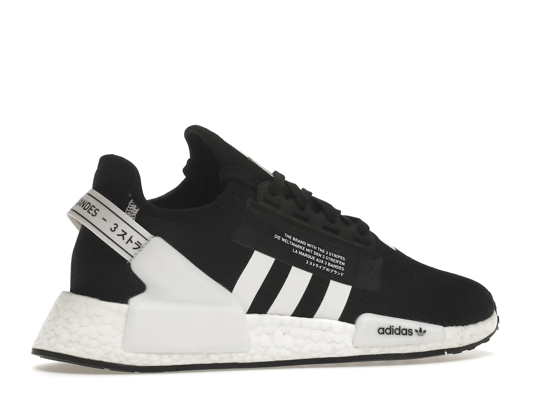 Vue 35 de adidas NMD R1 V2 Black White