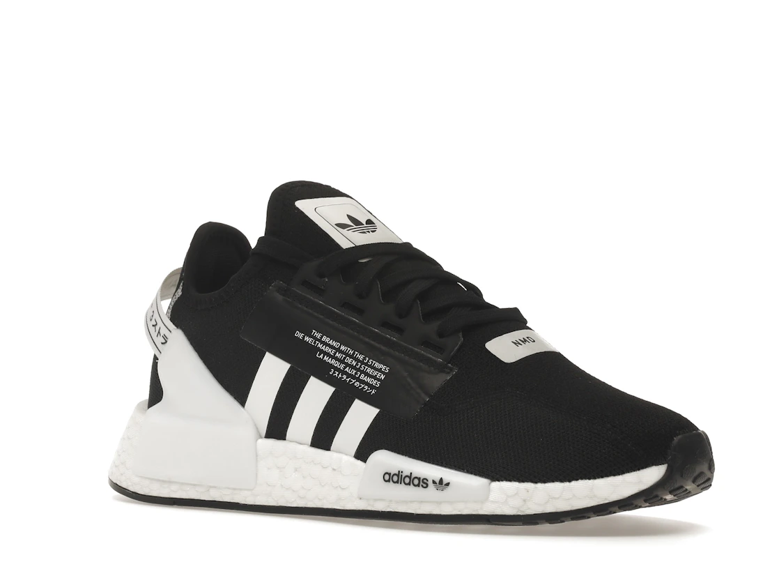 Vue 5 de adidas NMD R1 V2 Black White