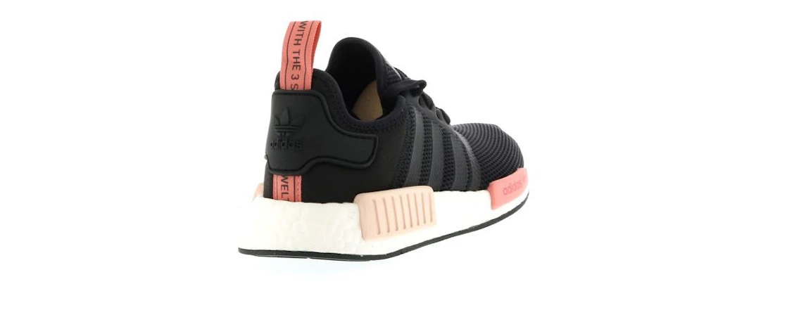 Vue 22 de adidas NMD R1 Black Peach 