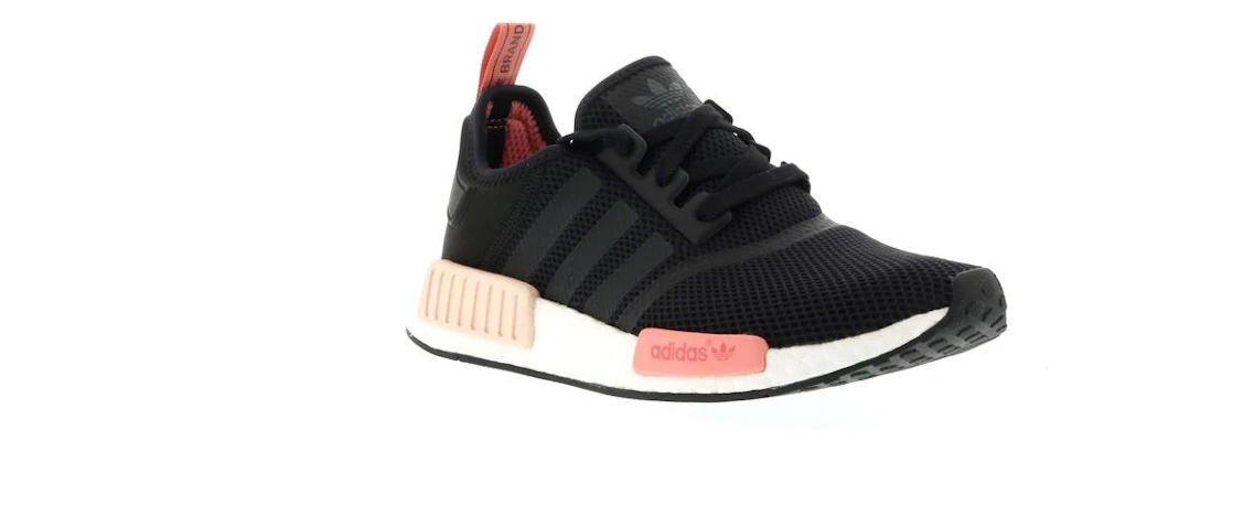 Vue 4 de adidas NMD R1 Black Peach 