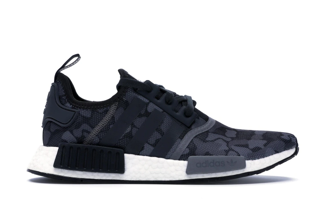 Vue 1 de adidas NMD R1 Duck Camo Core Black