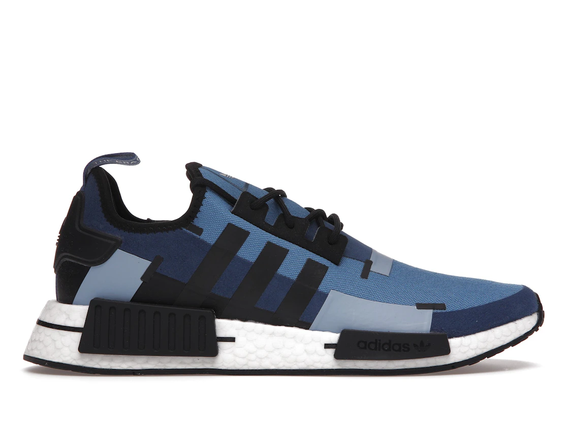 Vue 1 de adidas NMD R1 Focus Blue Ambient Sky