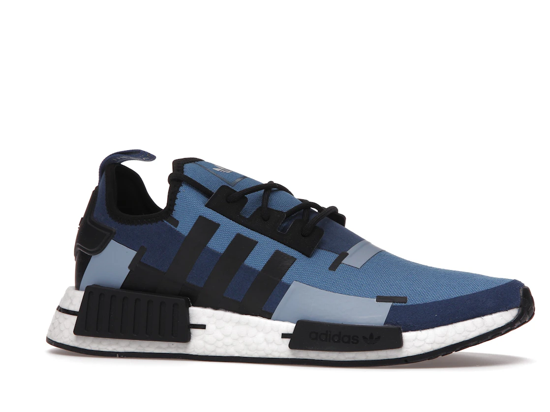 Vue 3 de adidas NMD R1 Focus Blue Ambient Sky