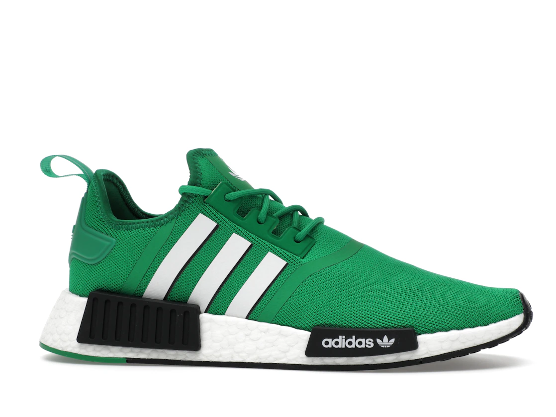 Vue 2 de adidas NMD R1 Green Cloud White Core Black