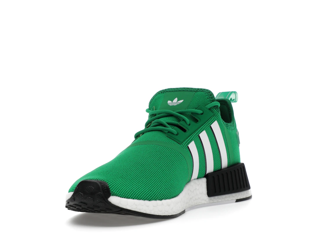 Vue 13 de adidas NMD R1 Green Cloud White Core Black