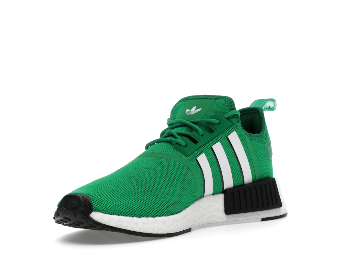 Vue 14 de adidas NMD R1 Green Cloud White Core Black