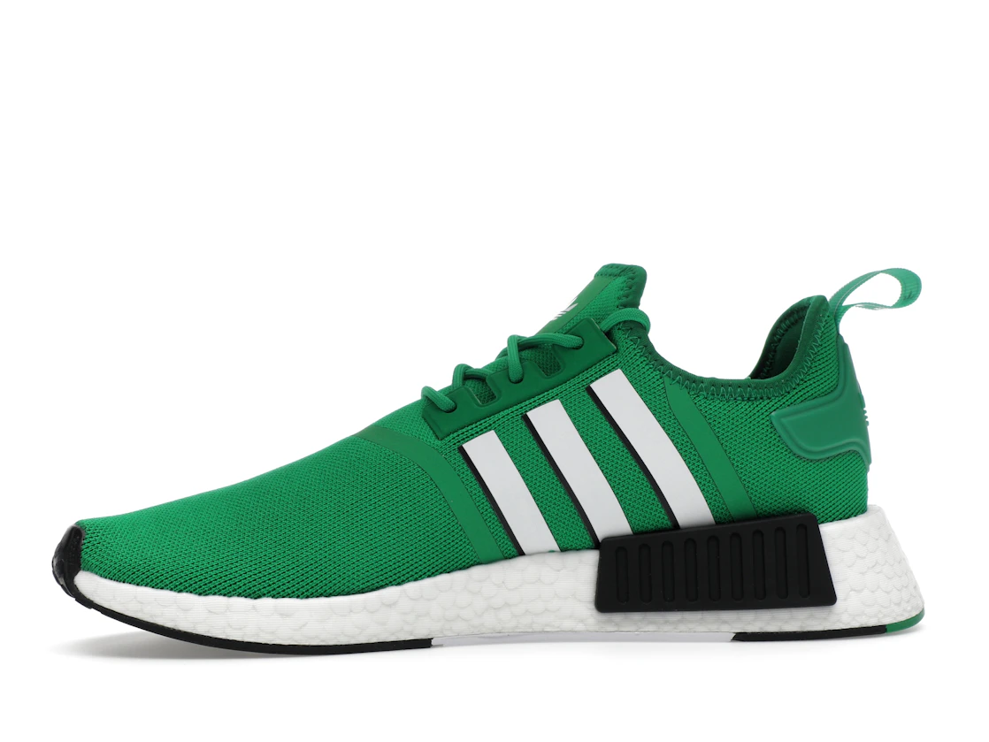 Vue 18 de adidas NMD R1 Green Cloud White Core Black