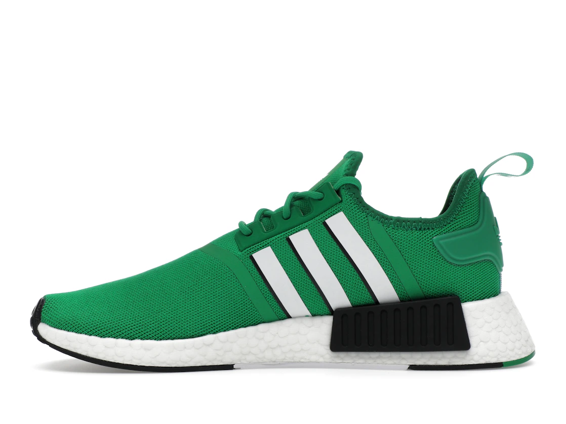 Vue 19 de adidas NMD R1 Green Cloud White Core Black