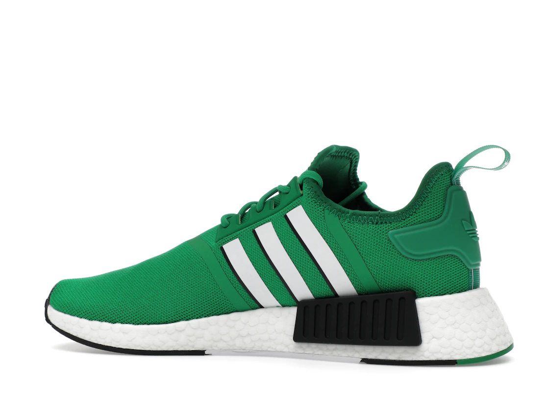 Vue 21 de adidas NMD R1 Green Cloud White Core Black