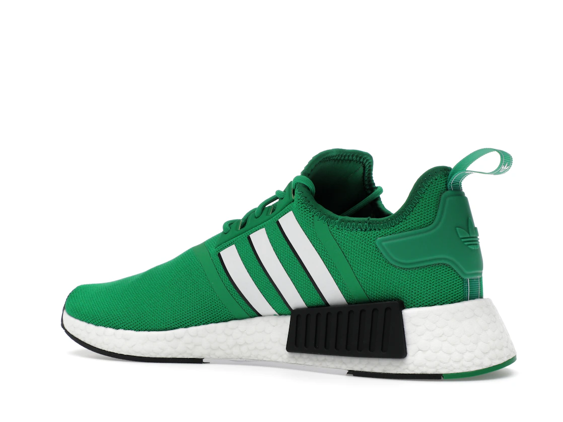 Vue 22 de adidas NMD R1 Green Cloud White Core Black