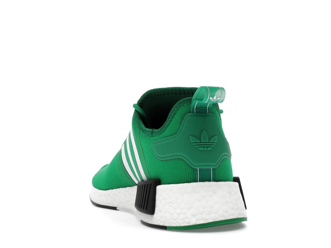 Vue 26 de adidas NMD R1 Green Cloud White Core Black