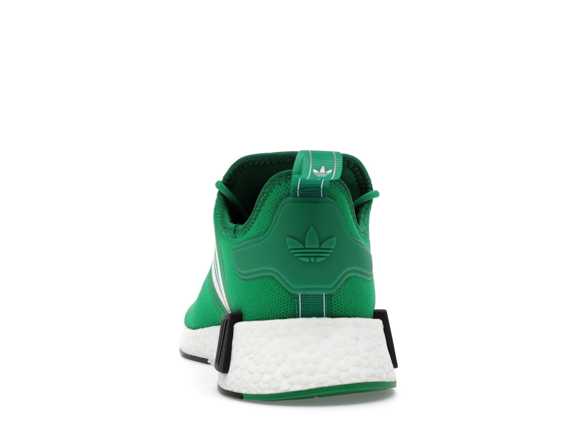 Vue 27 de adidas NMD R1 Green Cloud White Core Black