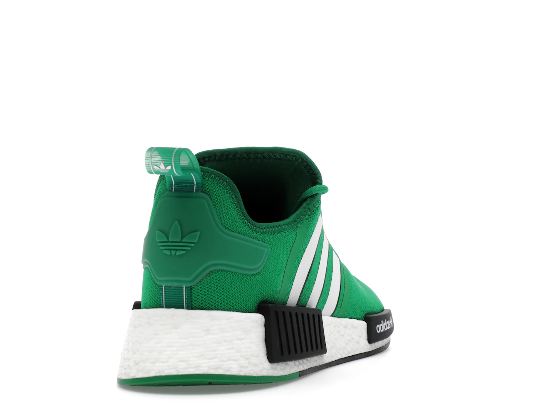 Vue 30 de adidas NMD R1 Green Cloud White Core Black