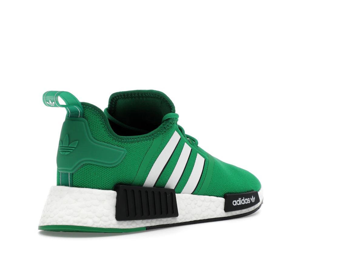 Vue 32 de adidas NMD R1 Green Cloud White Core Black