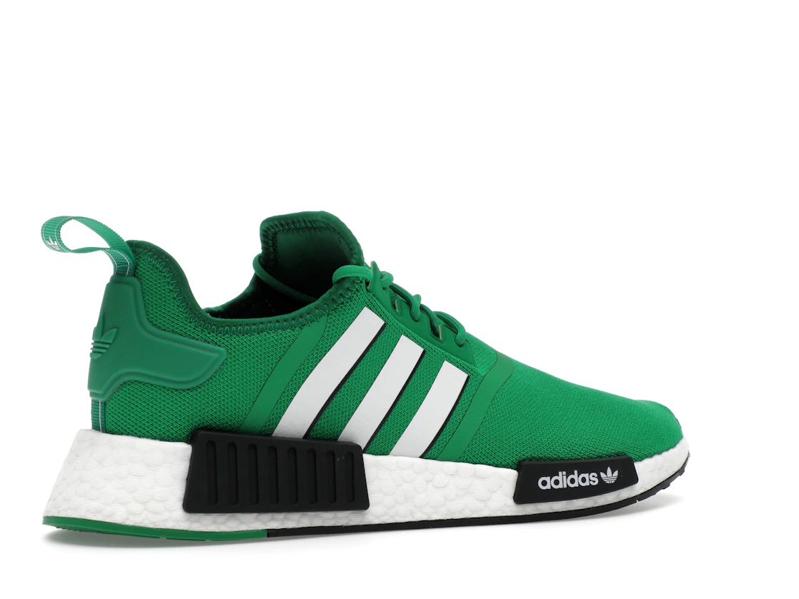 Vue 34 de adidas NMD R1 Green Cloud White Core Black
