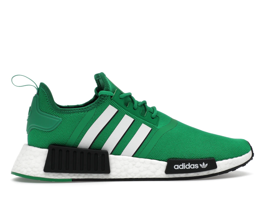 Vue 36 de adidas NMD R1 Green Cloud White Core Black
