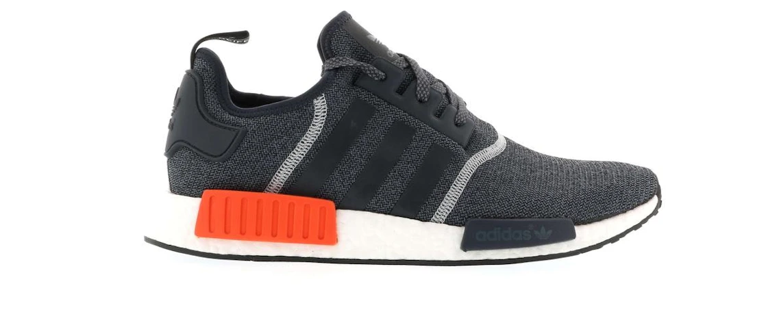 Vue 1 de adidas NMD R1 Grey Red